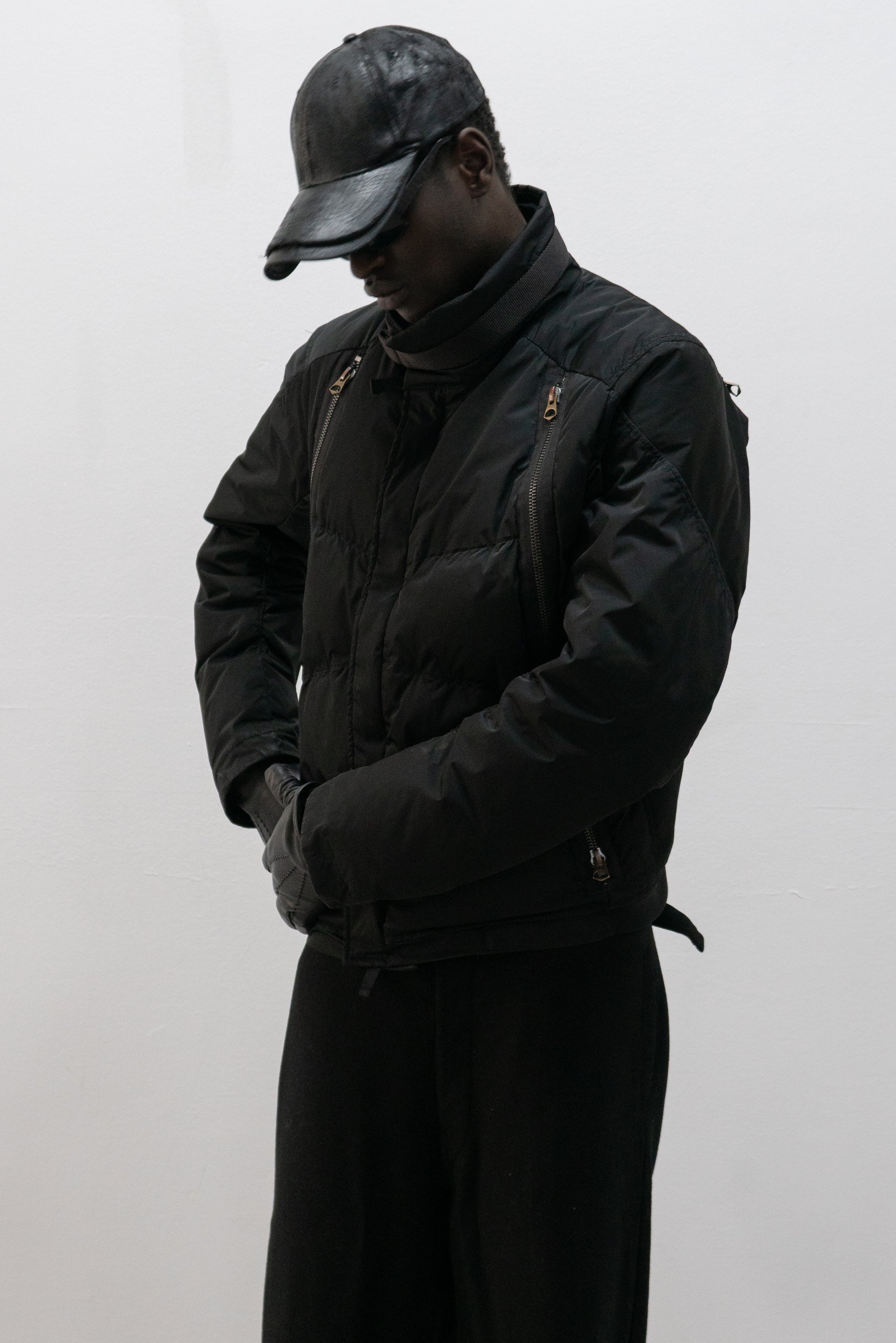 marithé + francois girbaud zip puffer jacket