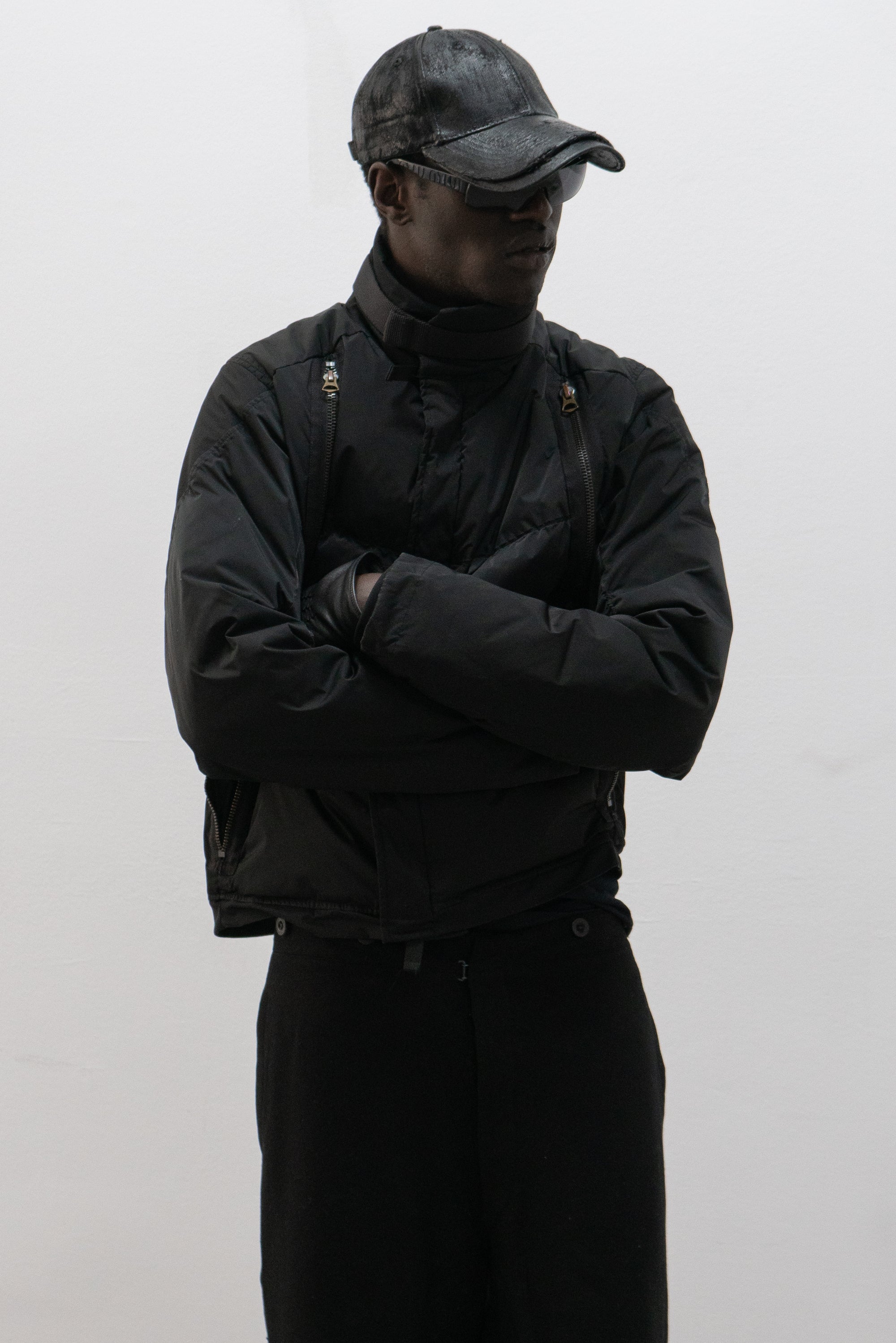 marithé + francois girbaud zip puffer jacket