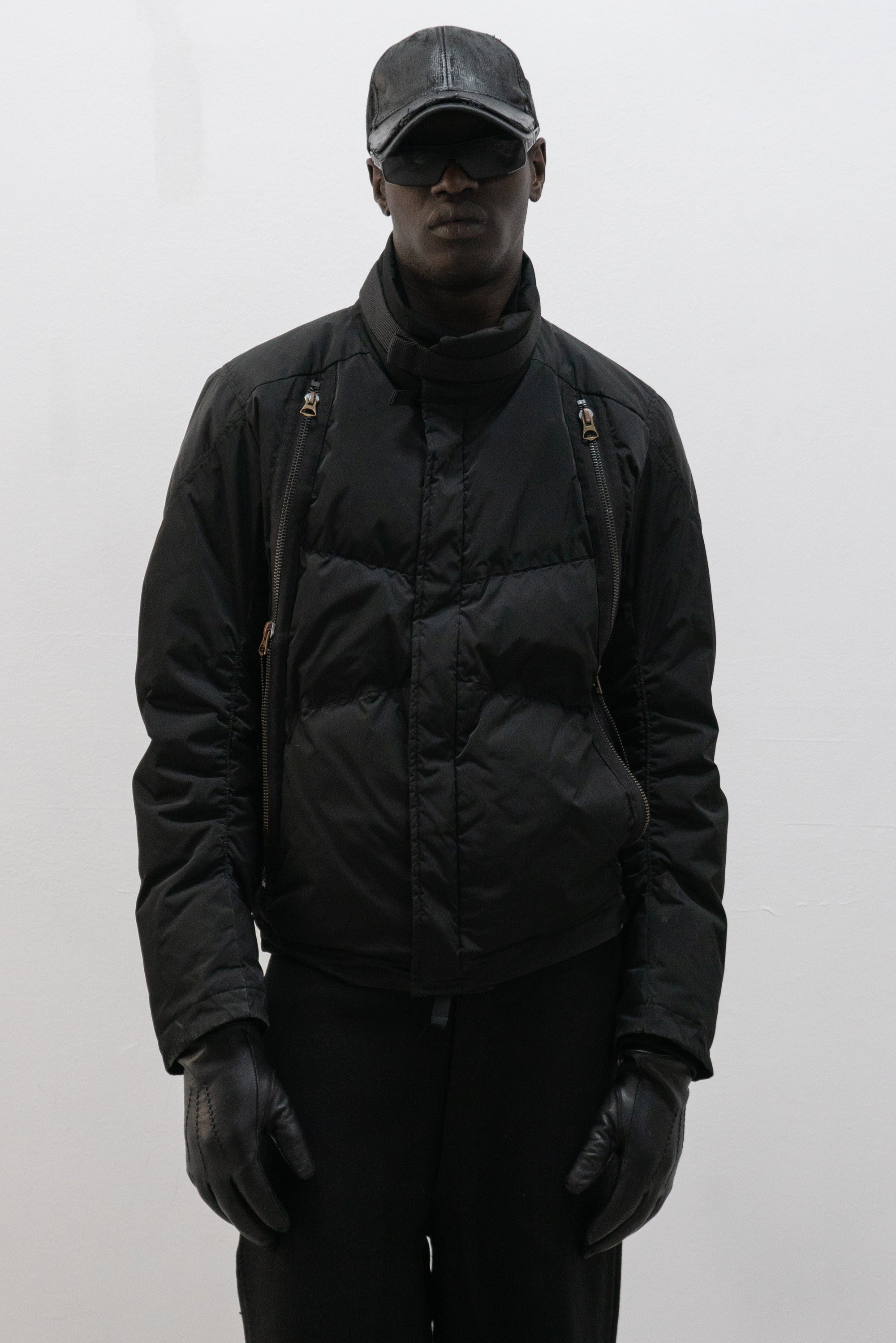 marithé + francois girbaud zip puffer jacket