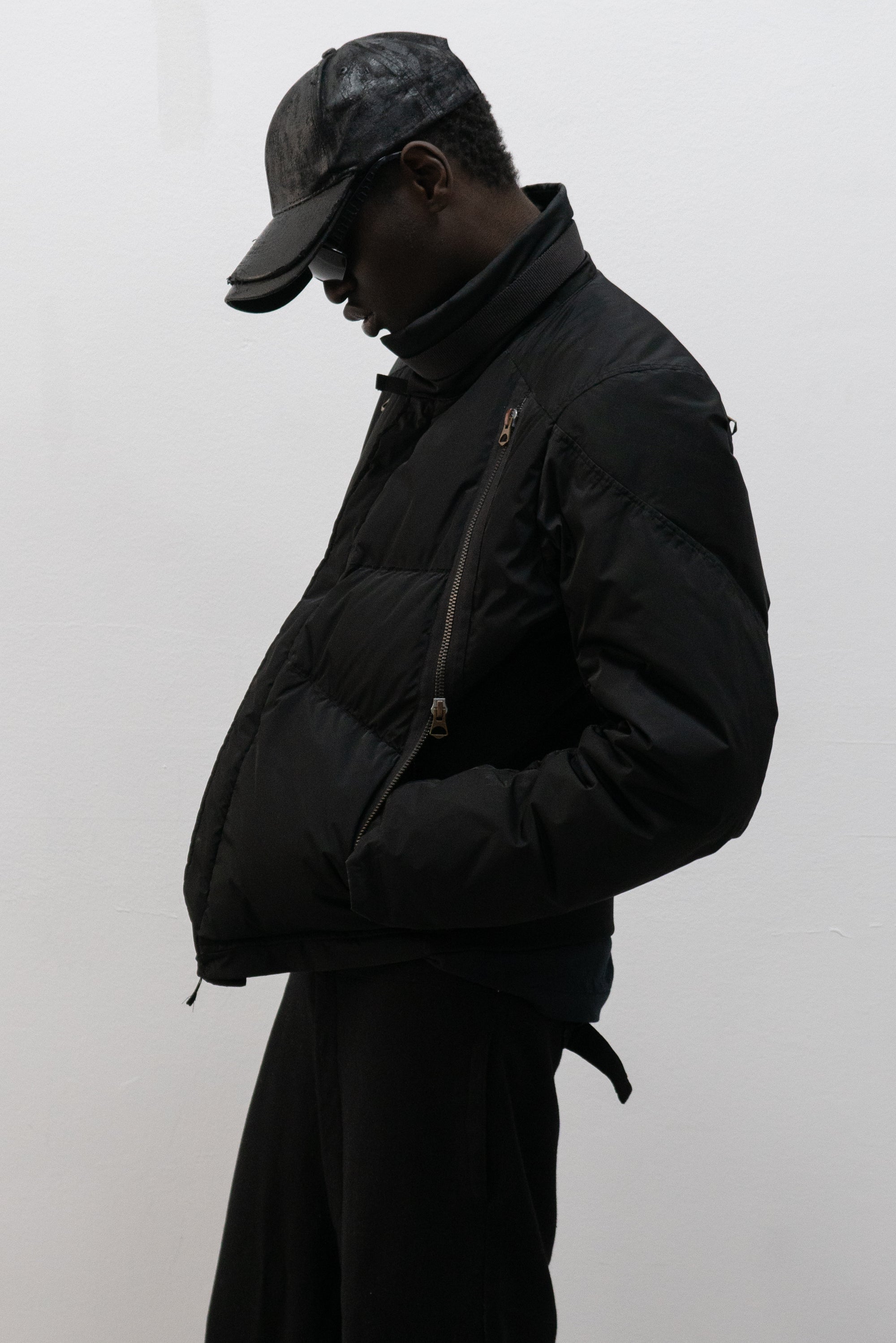 marithé + francois girbaud zip puffer jacket