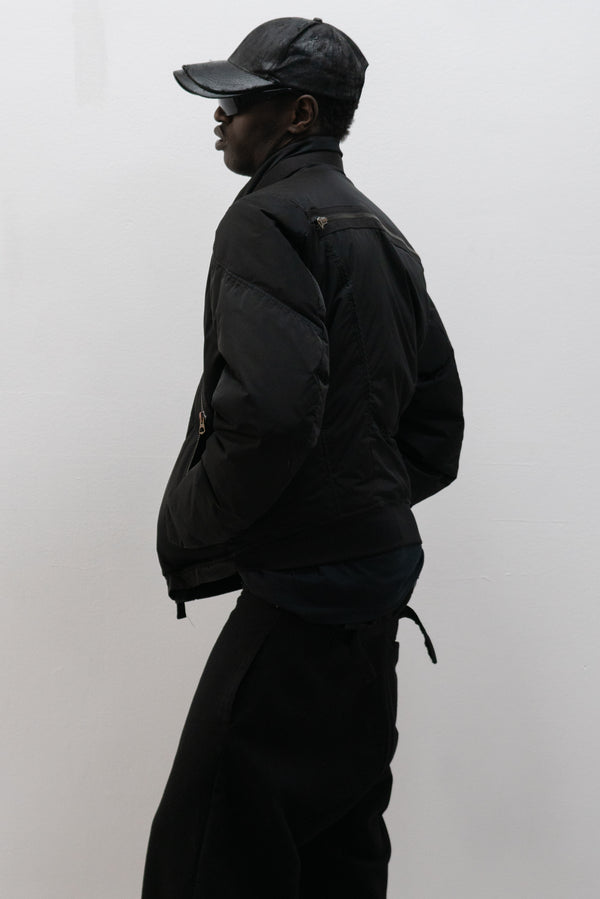 marithé + francois girbaud zip puffer jacket