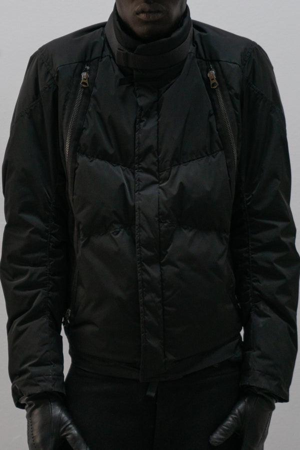 marithé + francois girbaud zip puffer jacket