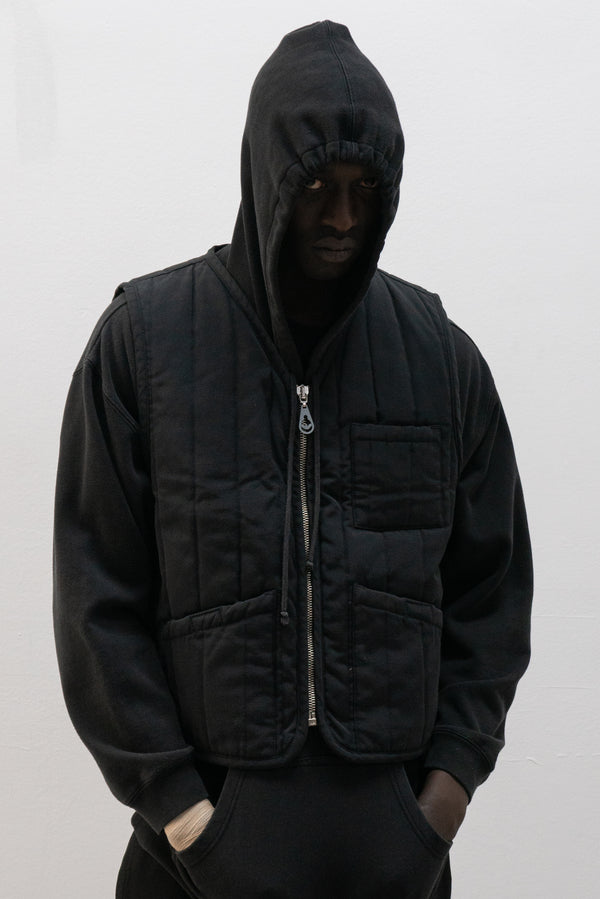 armani jeans padded vest