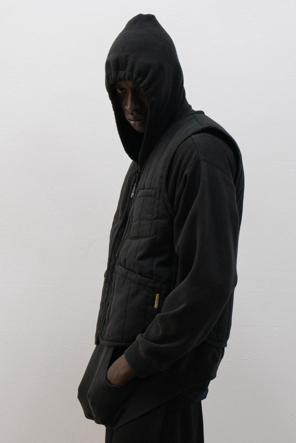 armani jeans padded vest