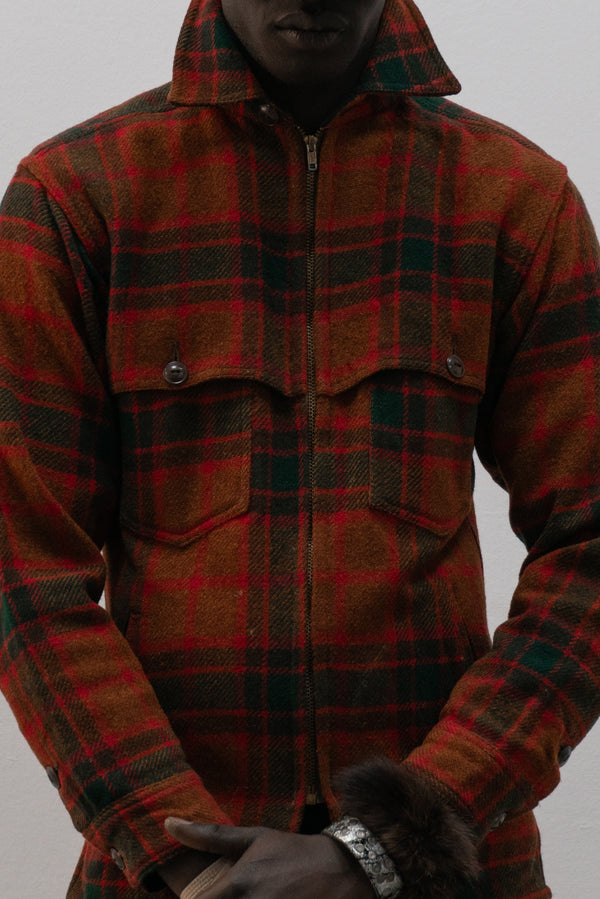 1960s johnson mills zip up jacket