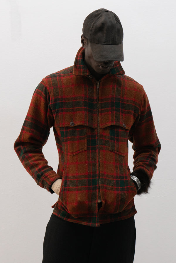 1960s johnson mills zip up jacket