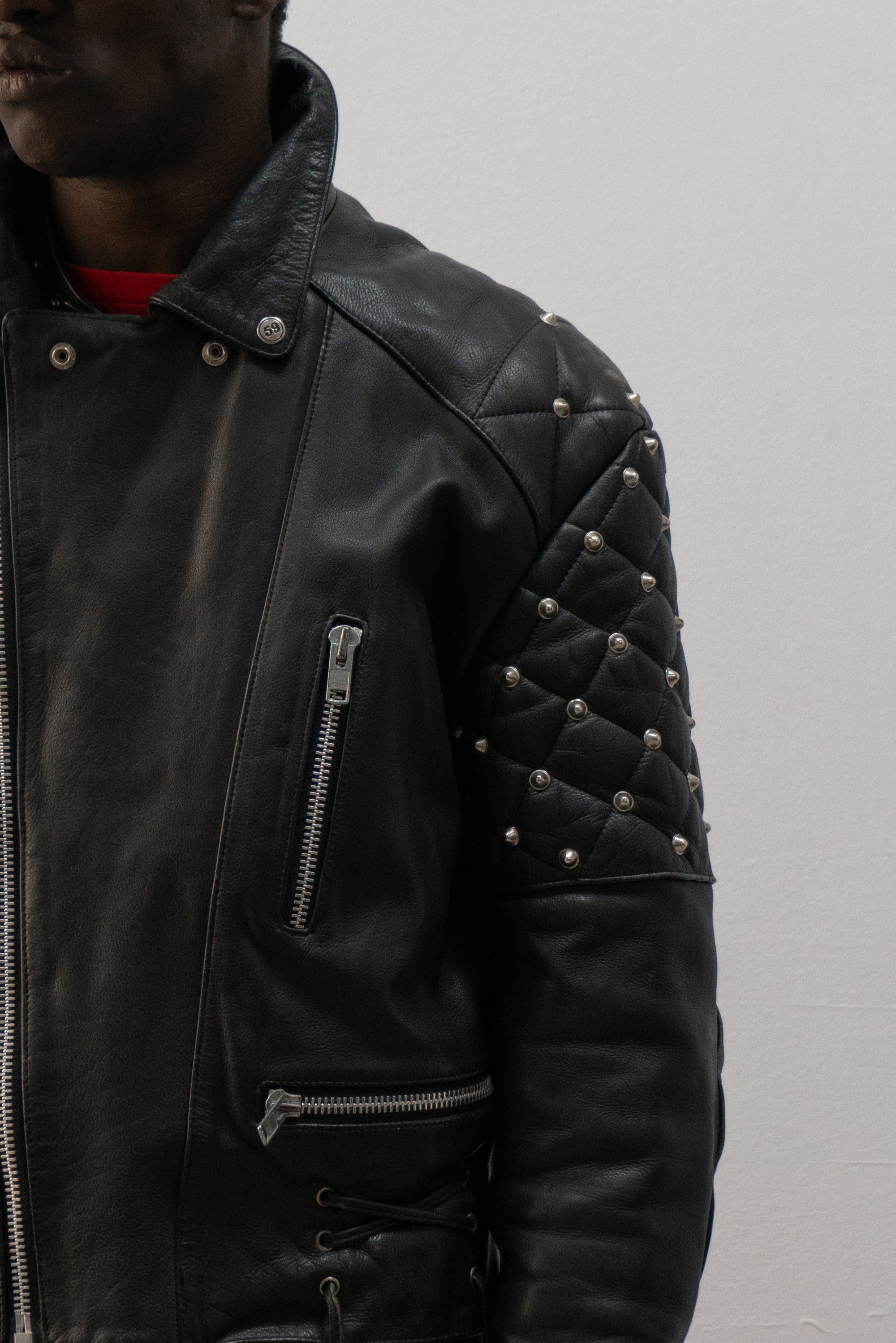 1990s 59 club studded jacket