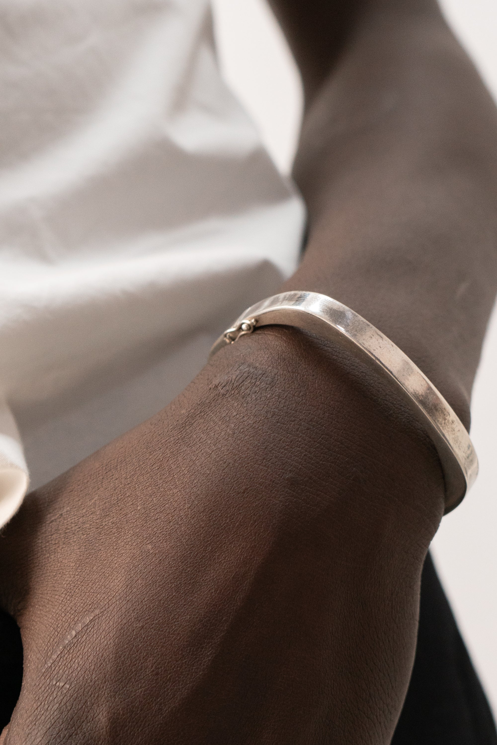 sterling silver handcuff