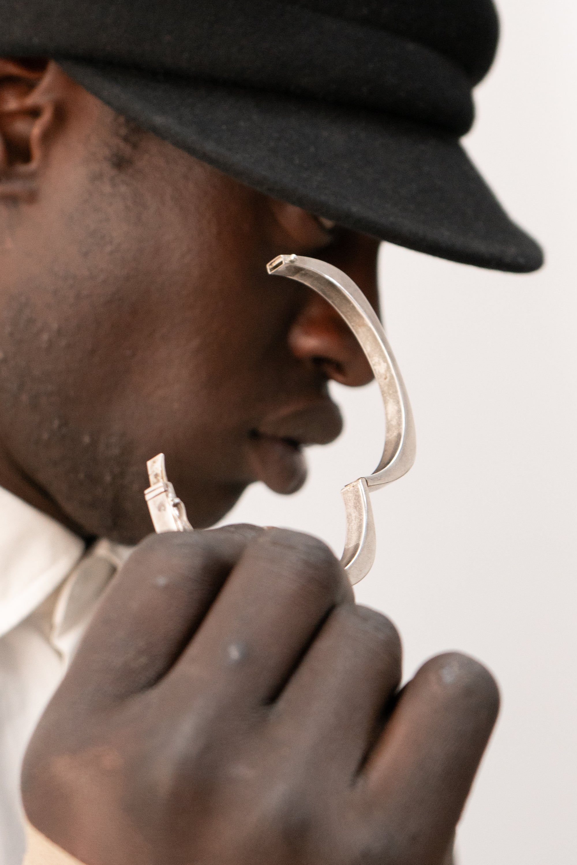 sterling silver handcuff