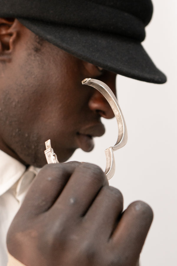 sterling silver handcuff