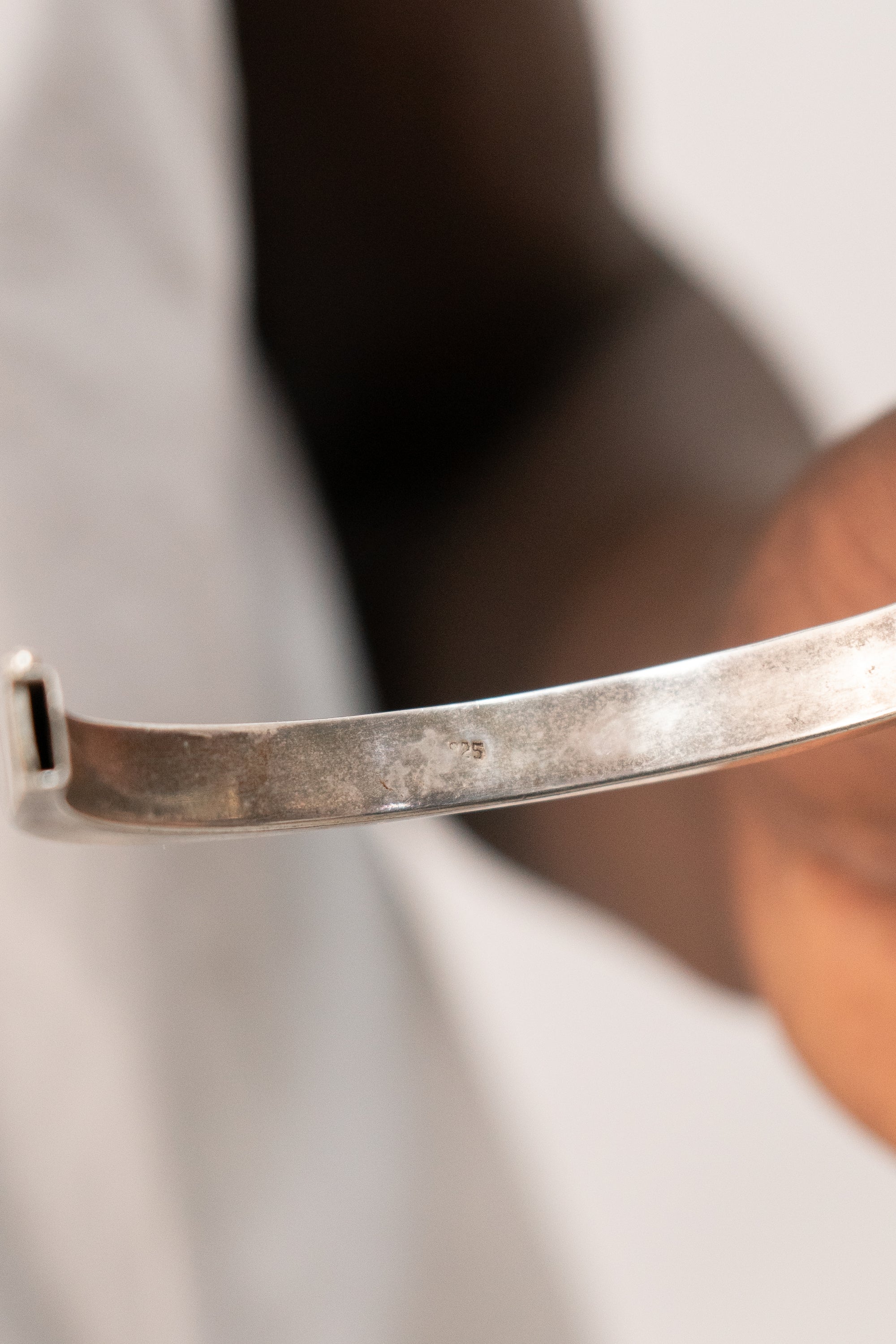 sterling silver handcuff