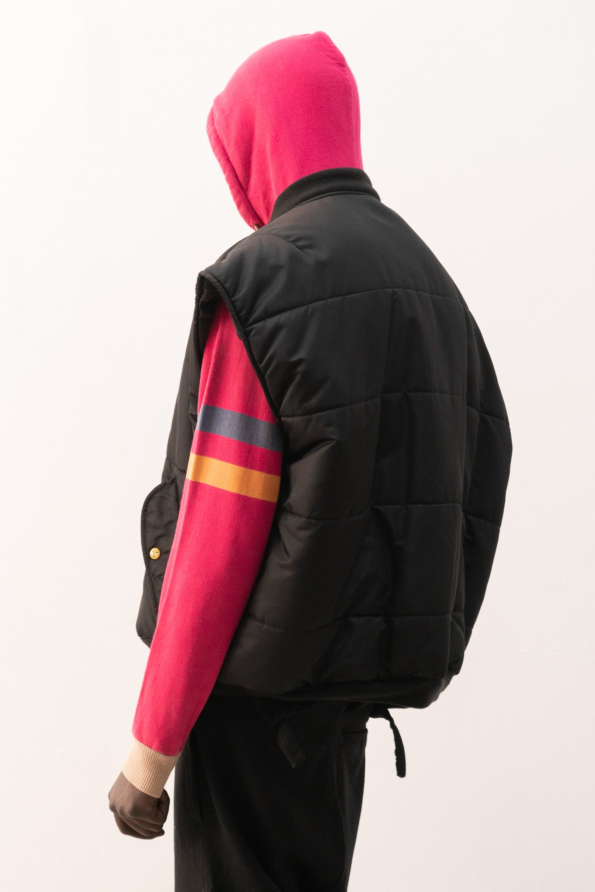 vetements x alpha industries reversible padded vest