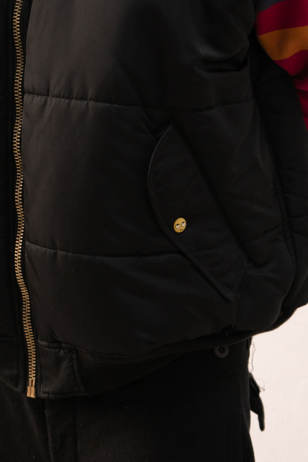 vetements x alpha industries reversible padded vest