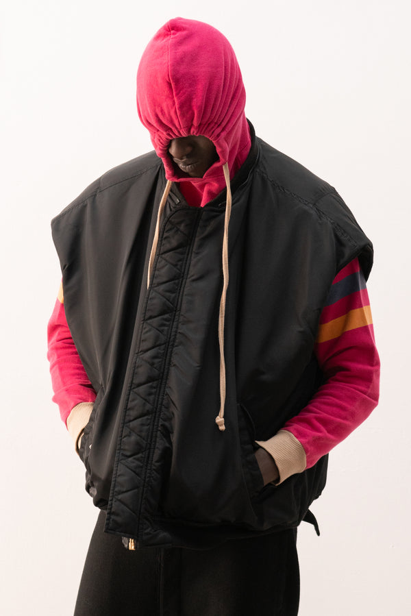 vetements x alpha industries reversible padded vest