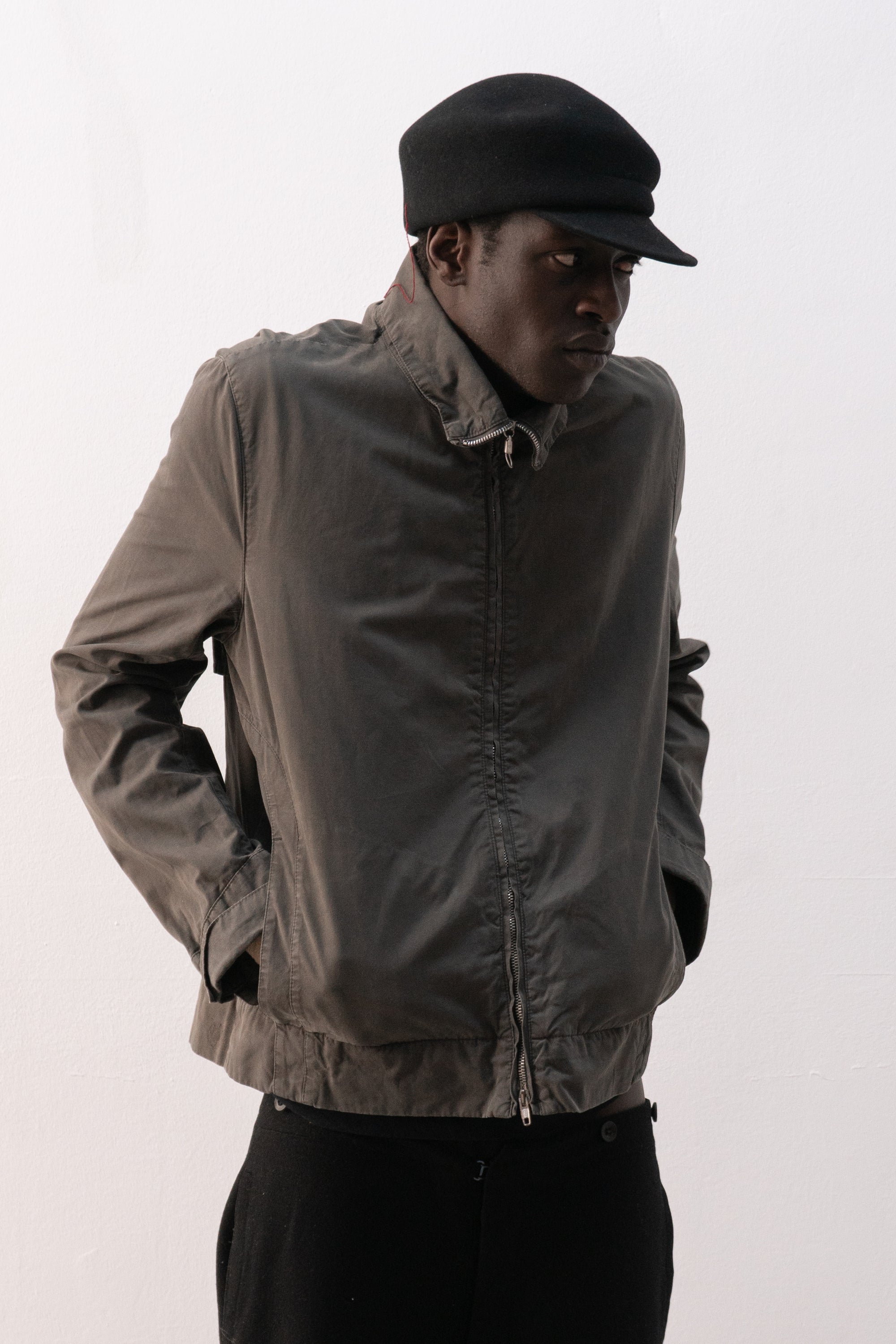 mandarina duck technical cotton jacket