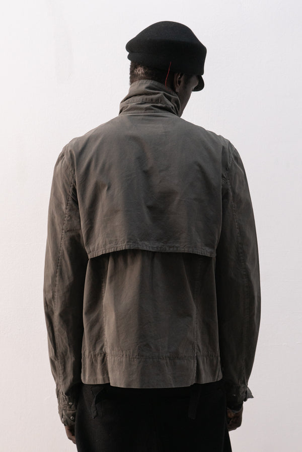 mandarina duck technical cotton jacket