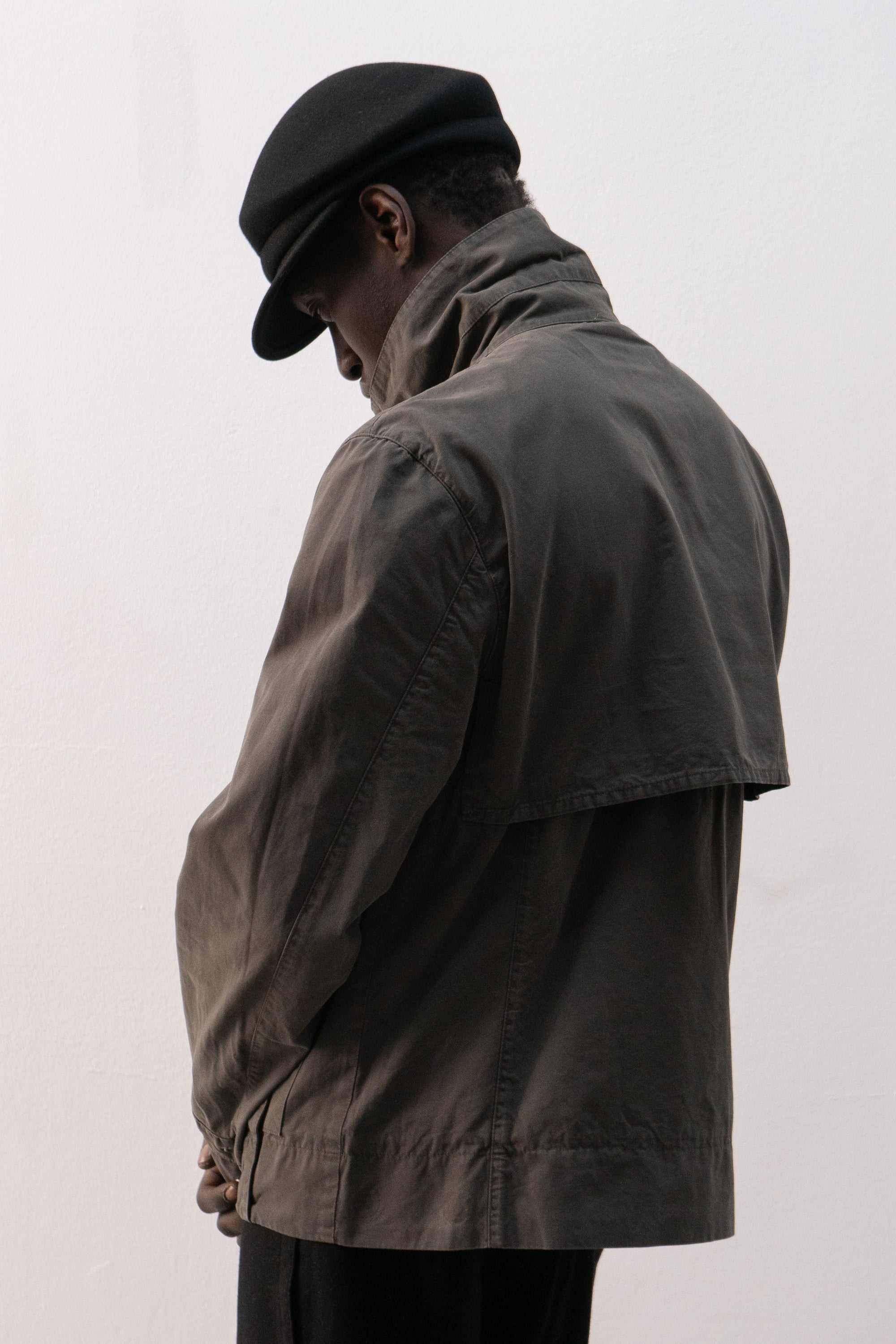 mandarina duck technical cotton jacket