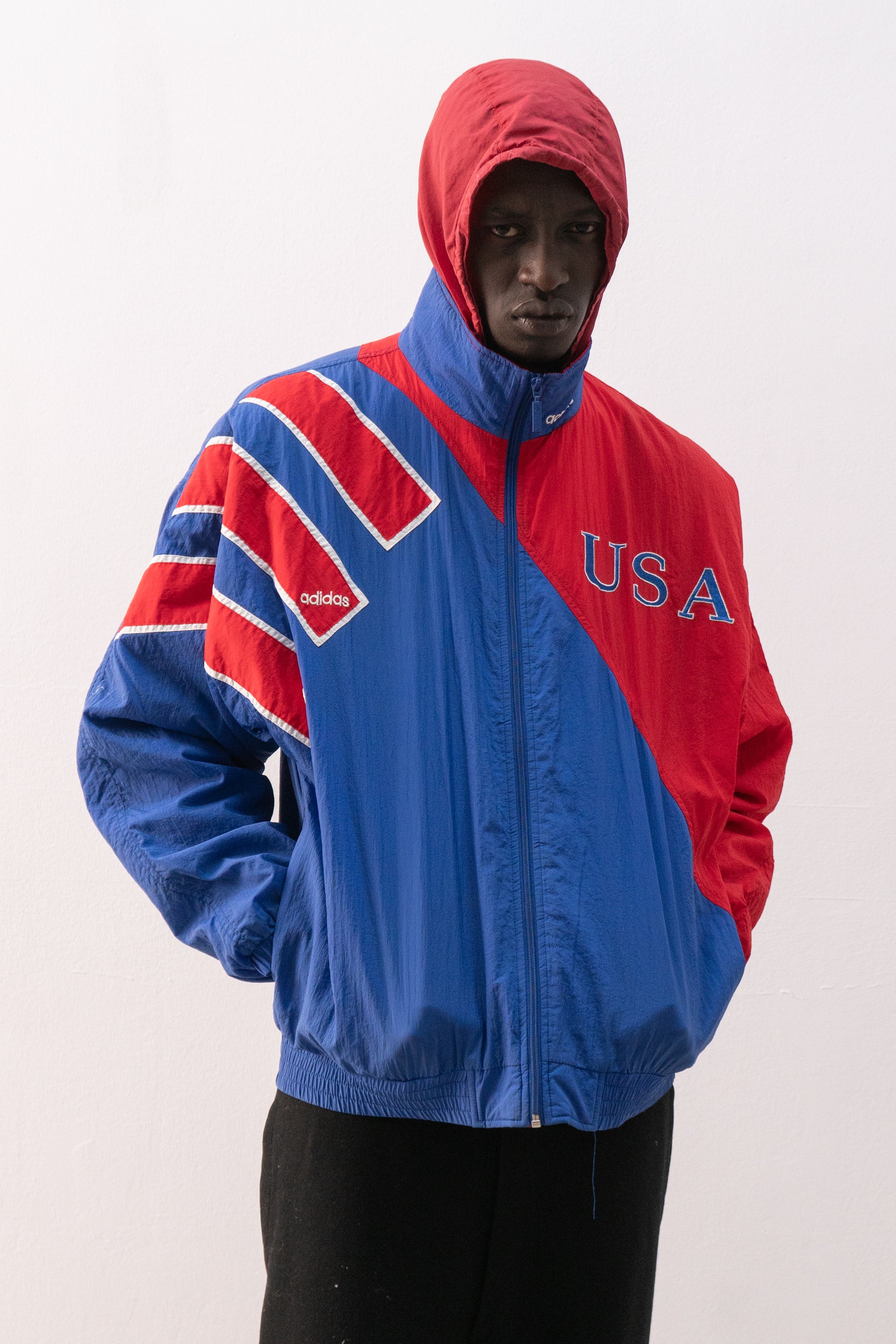 1990s adidas usa jacket