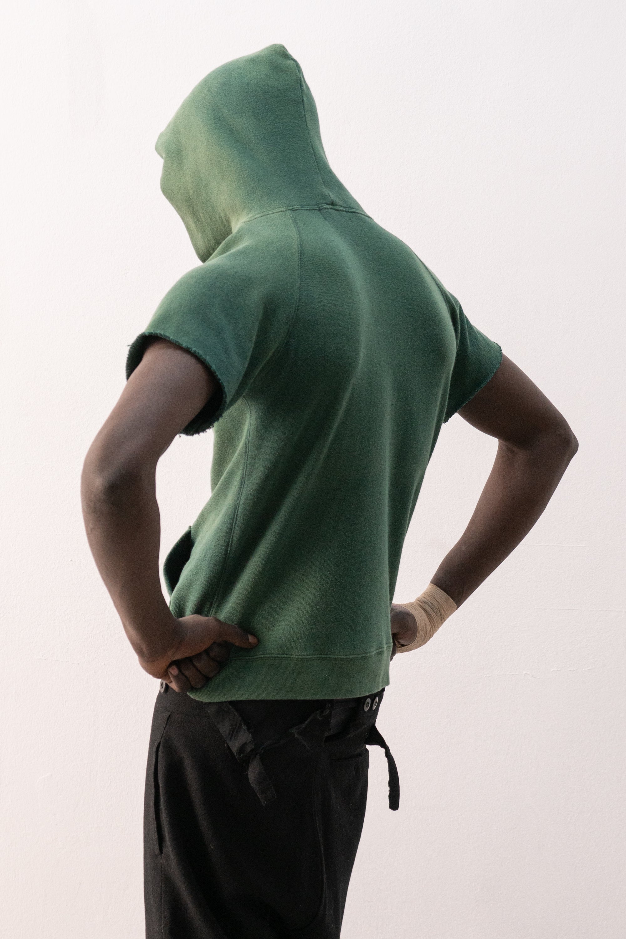 sunfaded short sleeve hoodie