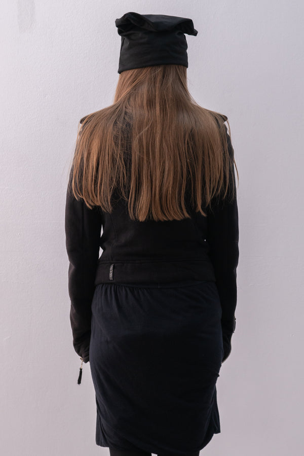 italian jersey biker jacket