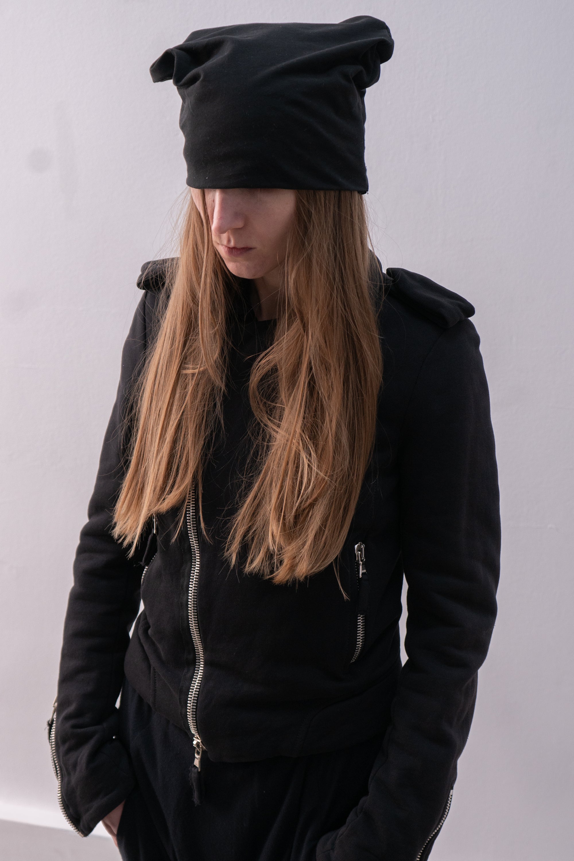 italian jersey biker jacket