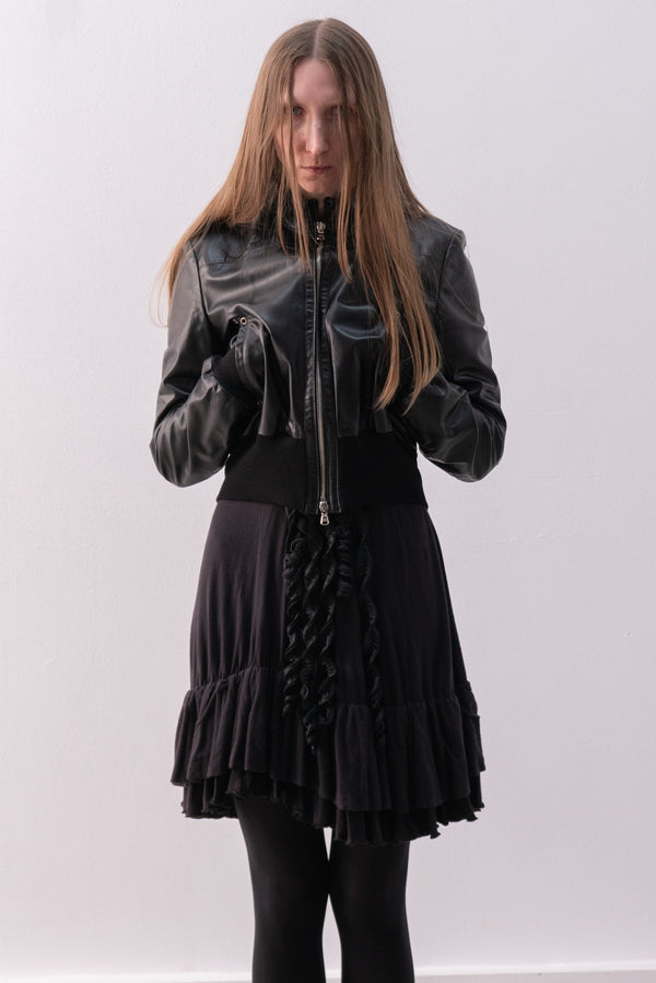 italian leather bomber jacket