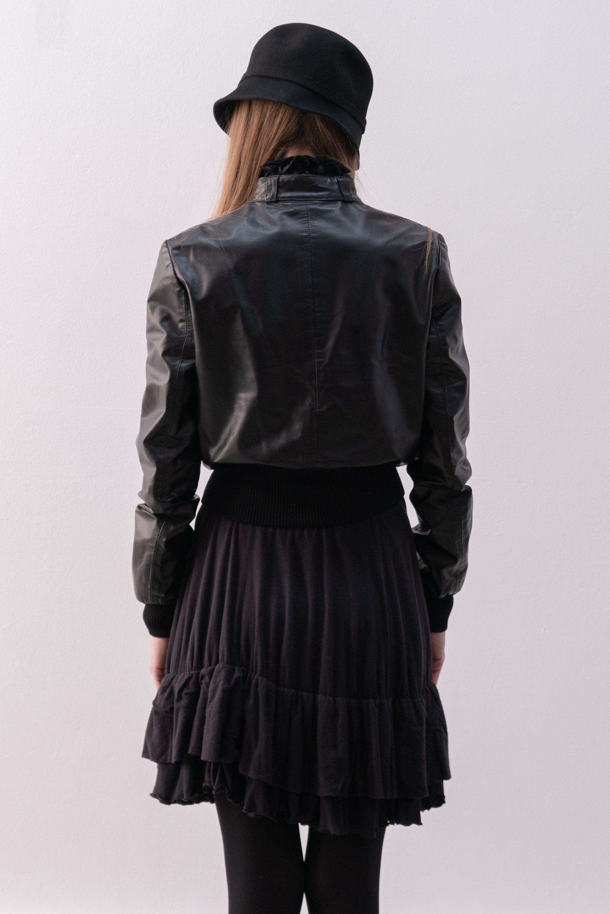 italian leather bomber jacket