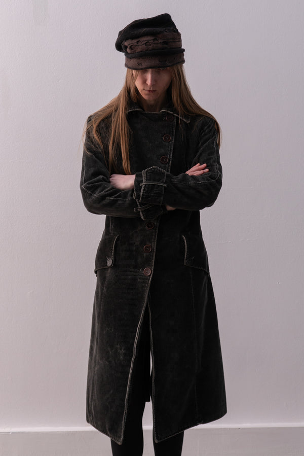 patrizia pepe corduroy coat