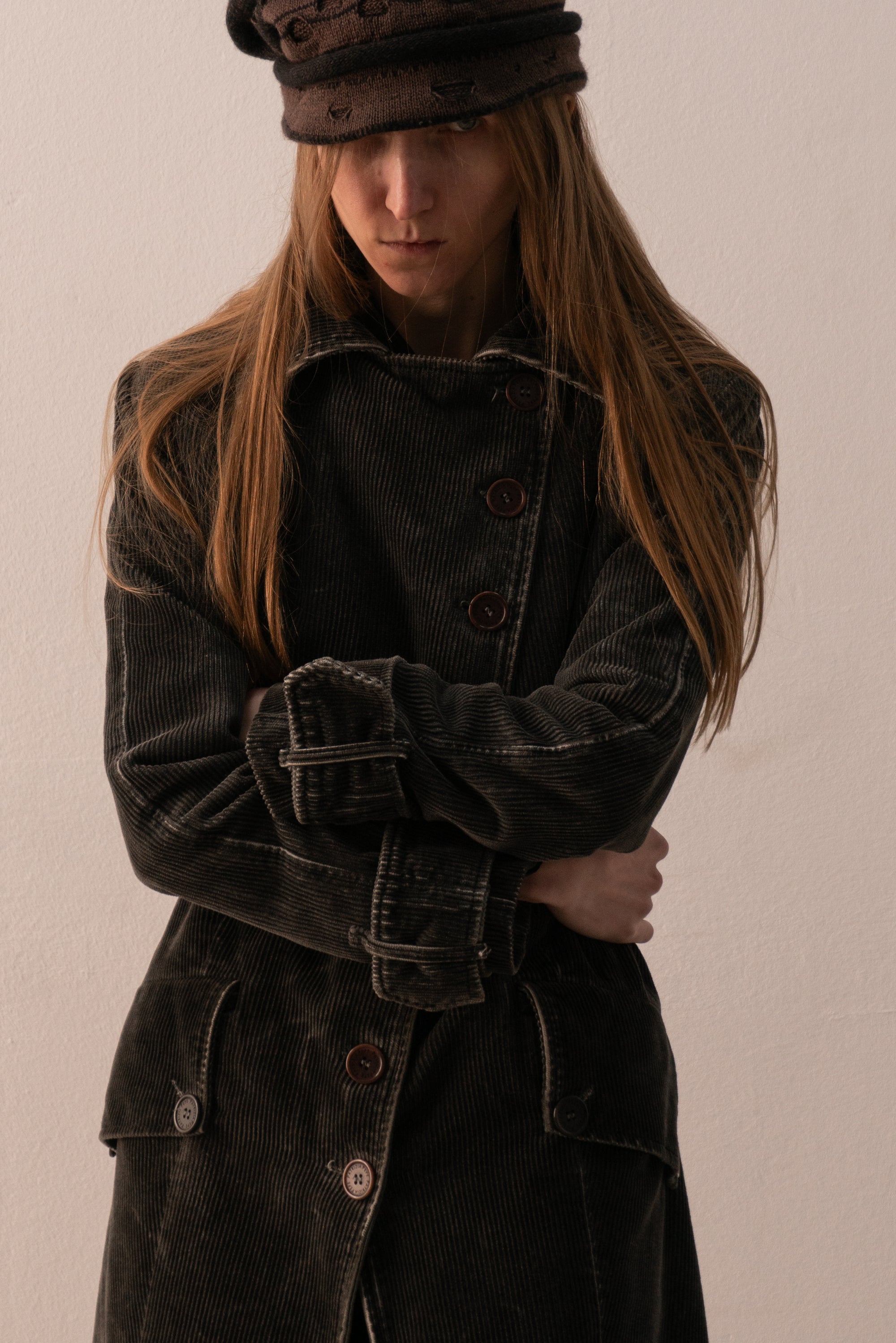patrizia pepe corduroy coat