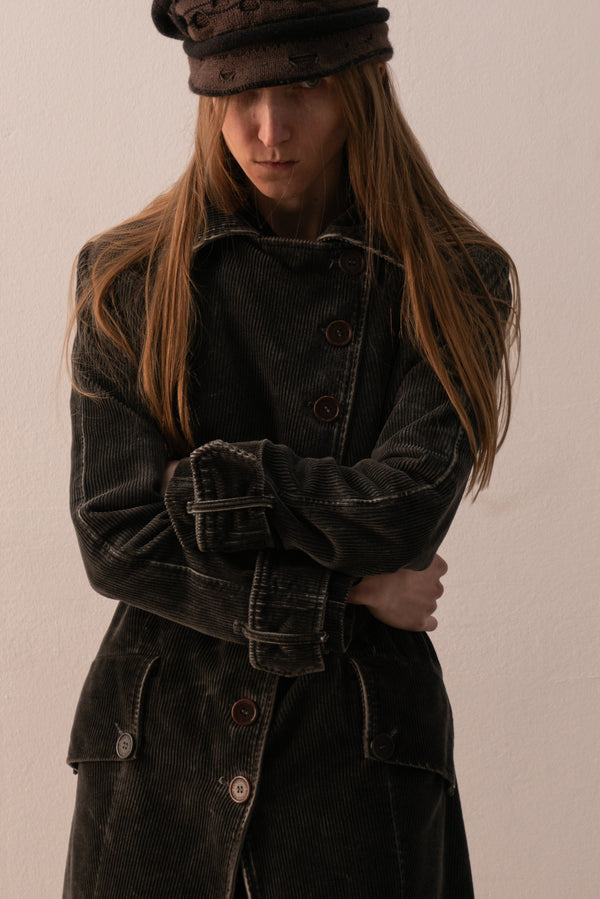 patrizia pepe corduroy coat