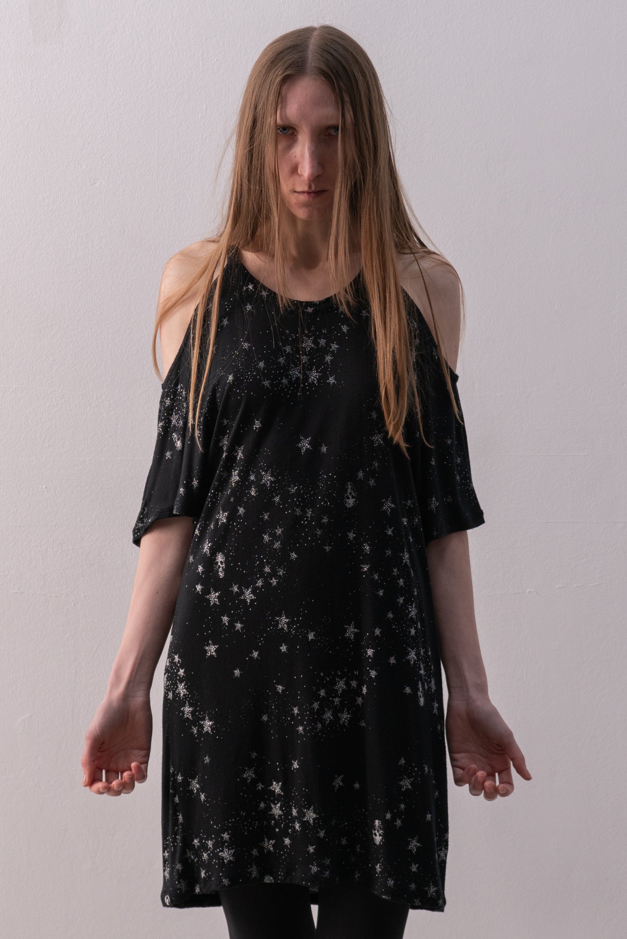 hysteric glamour skulls & stars dress