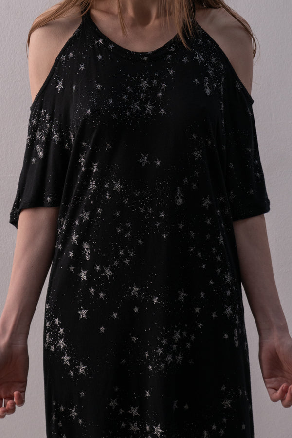 hysteric glamour skulls & stars dress