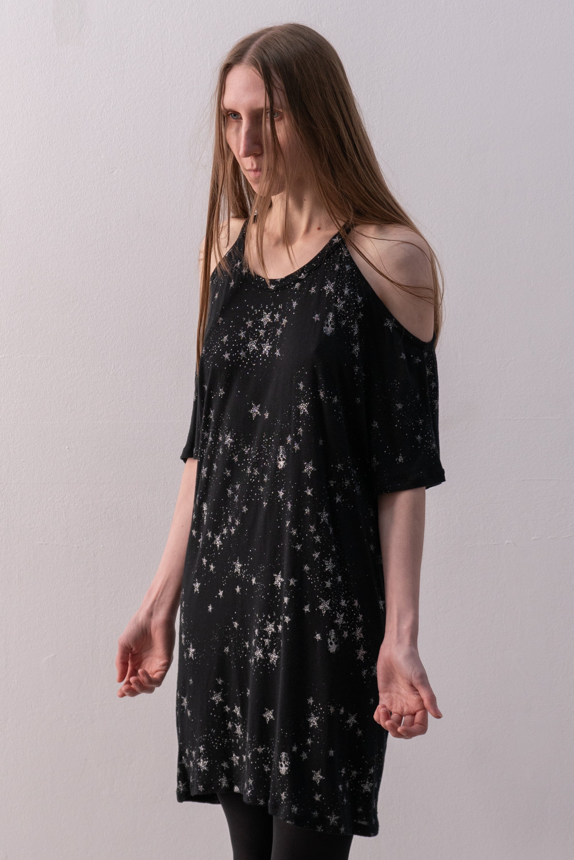 hysteric glamour skulls & stars dress
