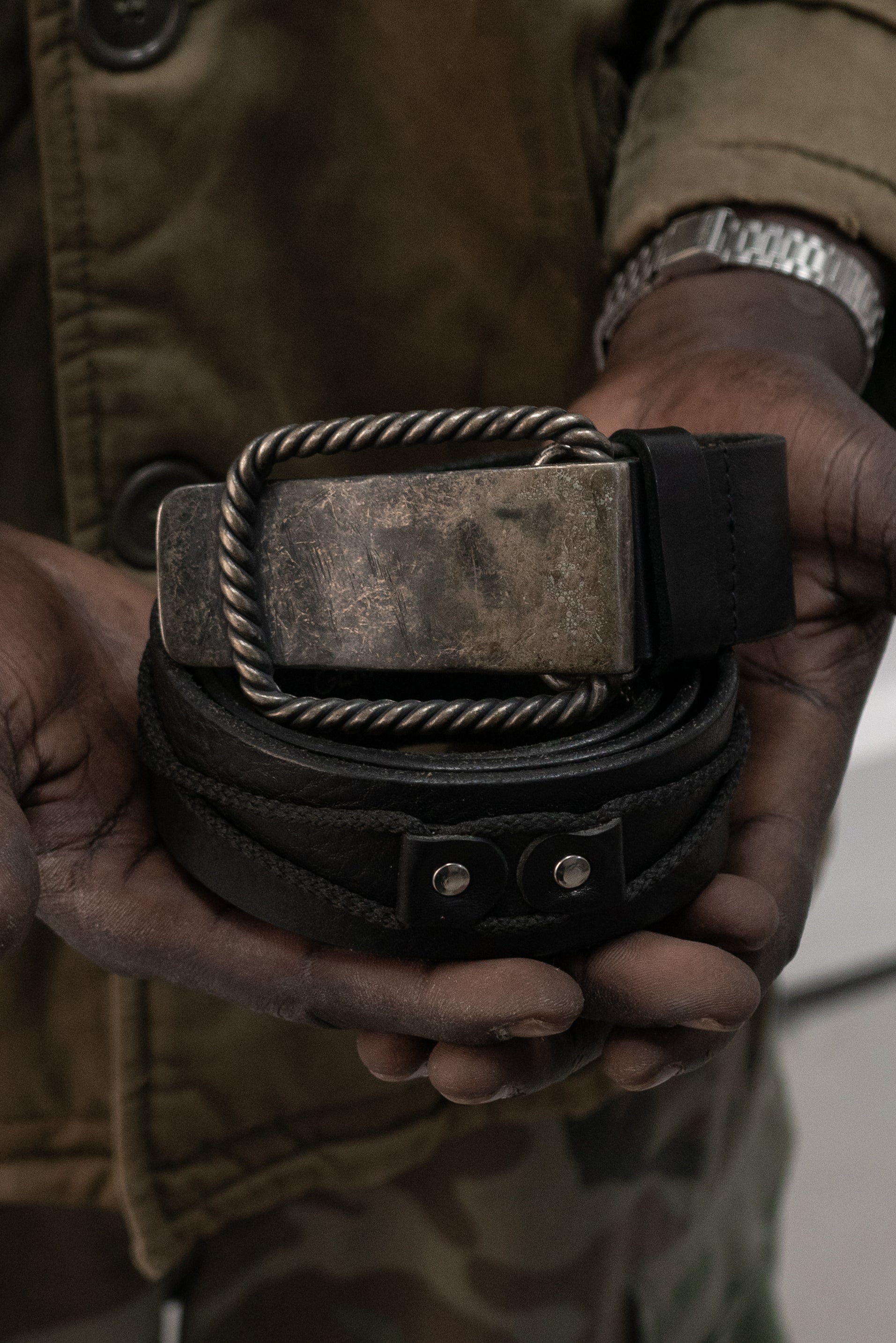italian leather belt