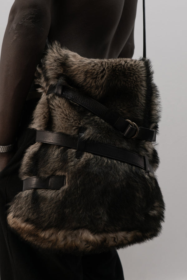 ruffo fur bag