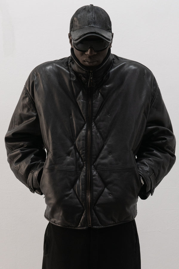 la matta quilted leather jacket
