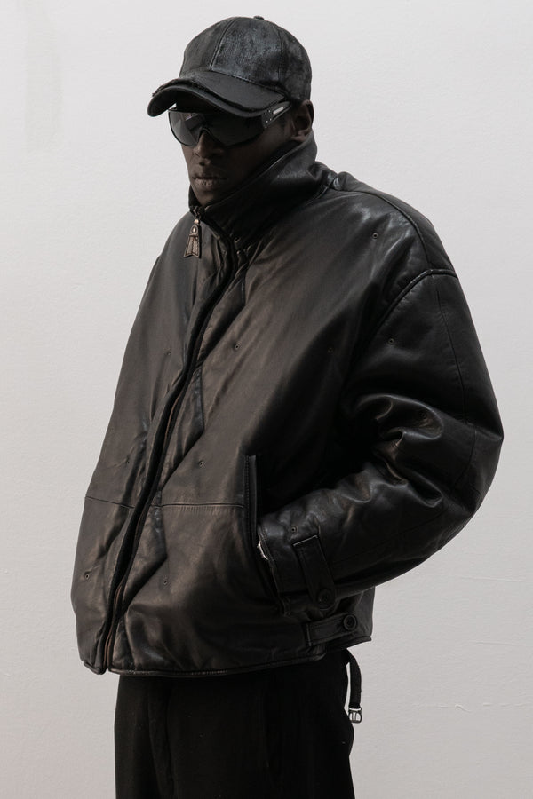 la matta quilted leather jacket