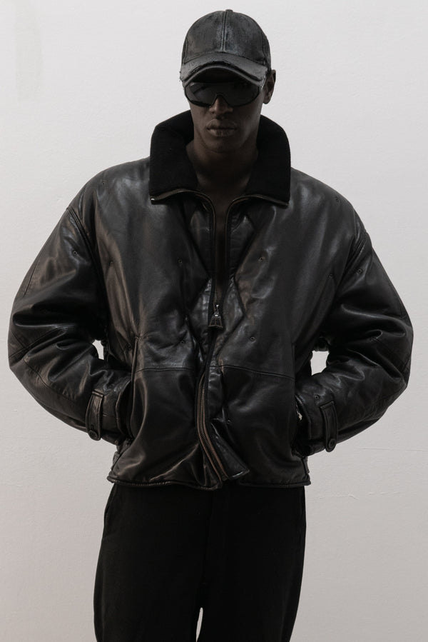 la matta quilted leather jacket