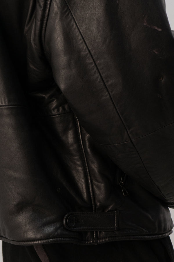 la matta quilted leather jacket