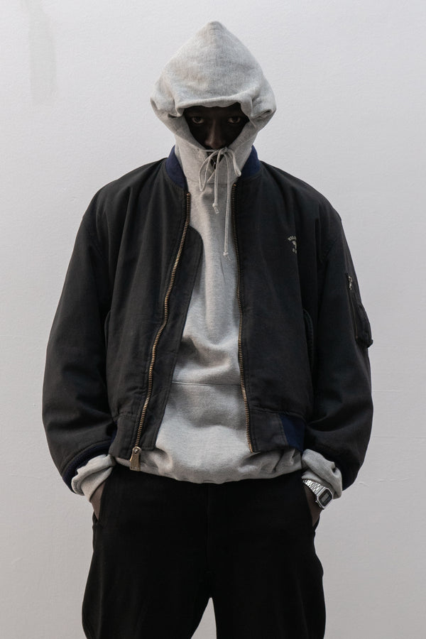 1980s wilker industries cotton shell bomber jacket