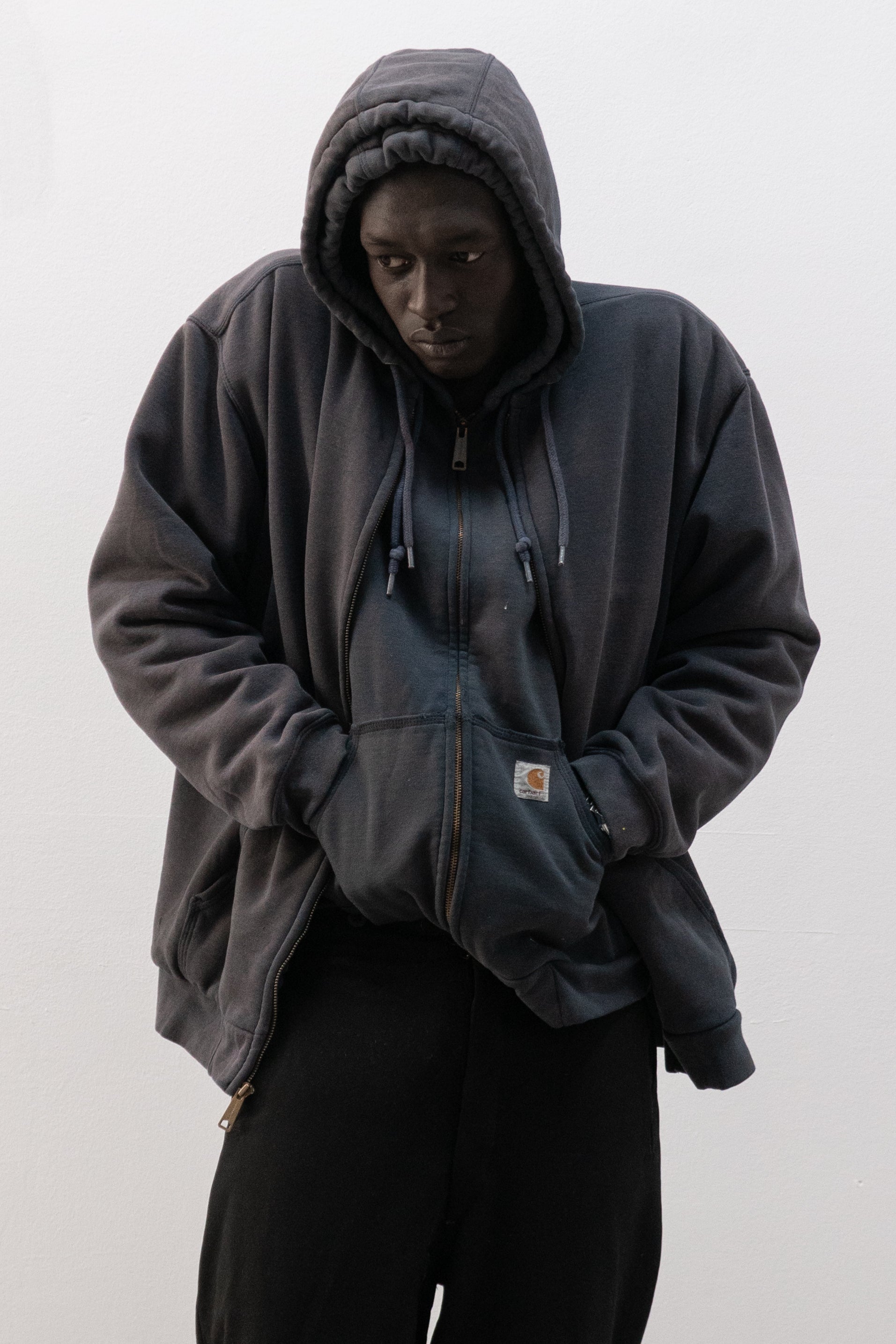 carhartt mesh lined zip up jacket