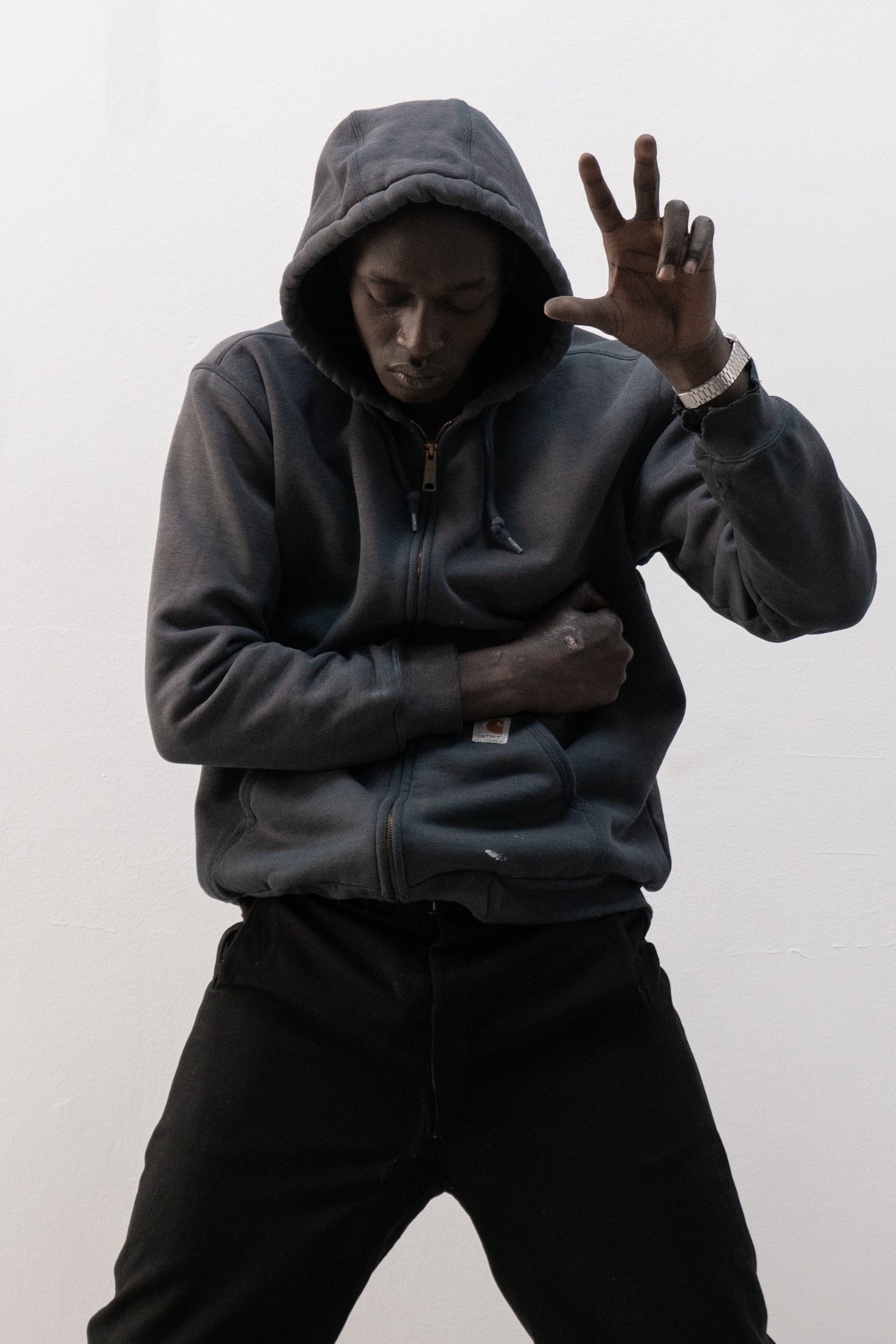 carhartt mesh lined zip up hoodie