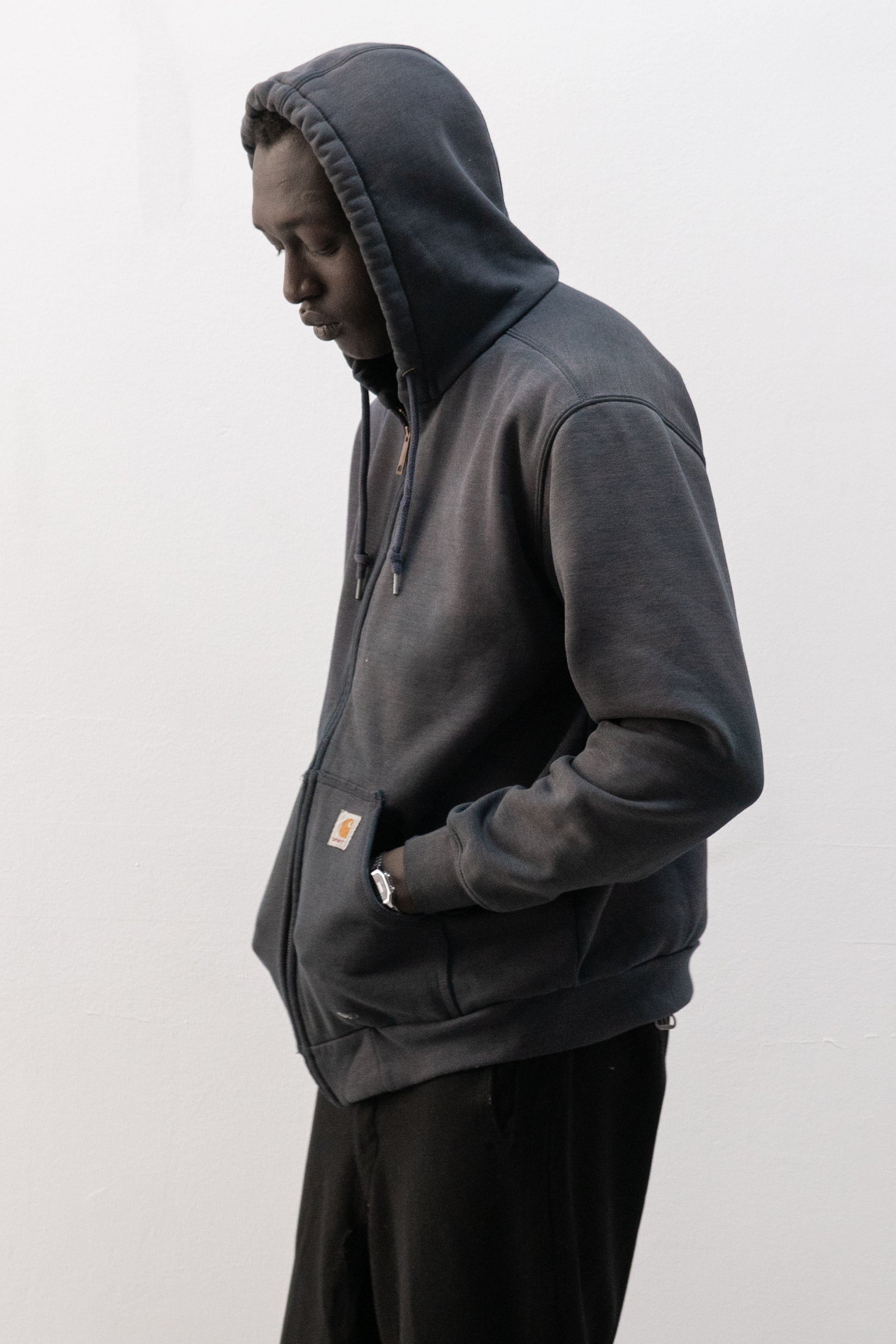 carhartt mesh lined zip up hoodie
