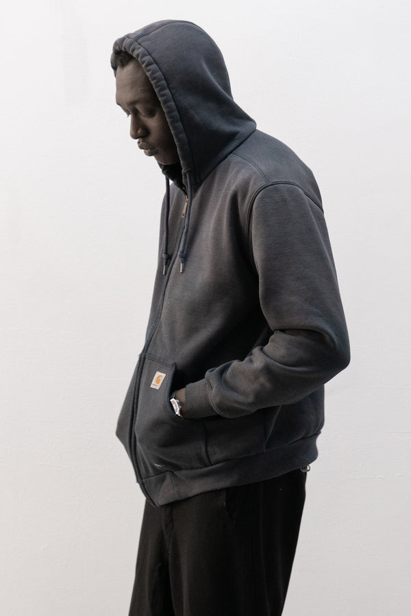 carhartt mesh lined zip up hoodie