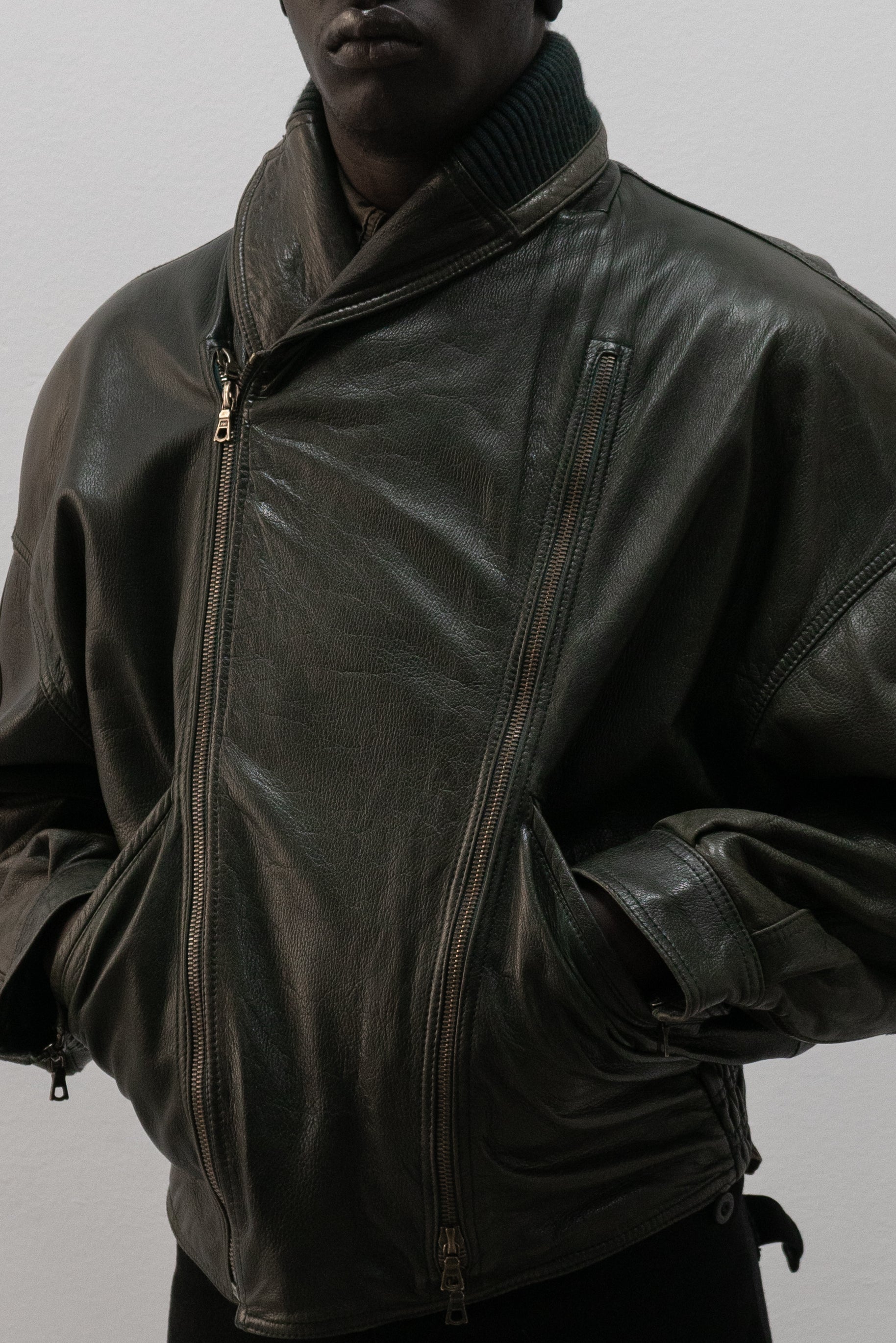 gianni versace leather jacket