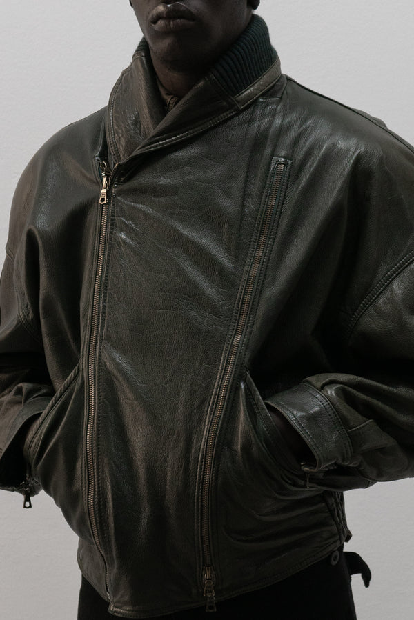 gianni versace leather jacket