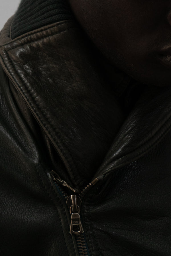gianni versace leather jacket