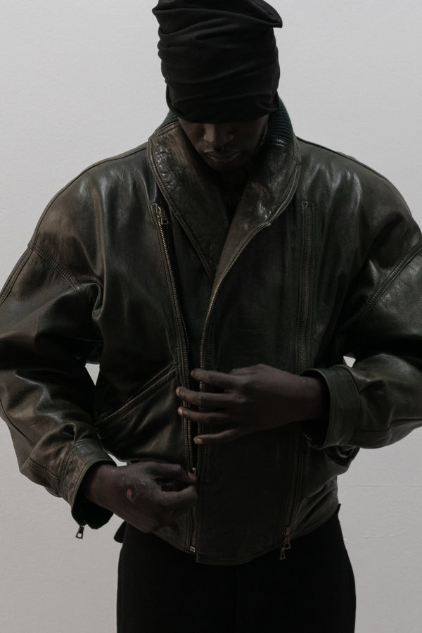 gianni versace leather jacket