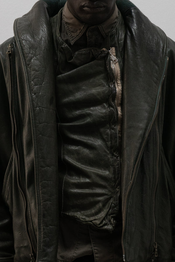 giorgio brato leather vest