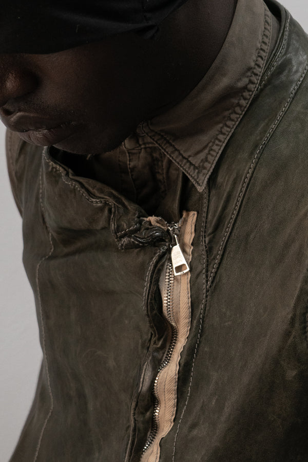 giorgio brato leather vest